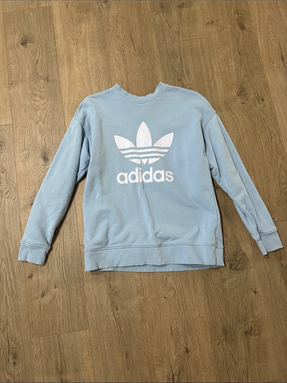 Adidas Light Blue Pullover Crewneck